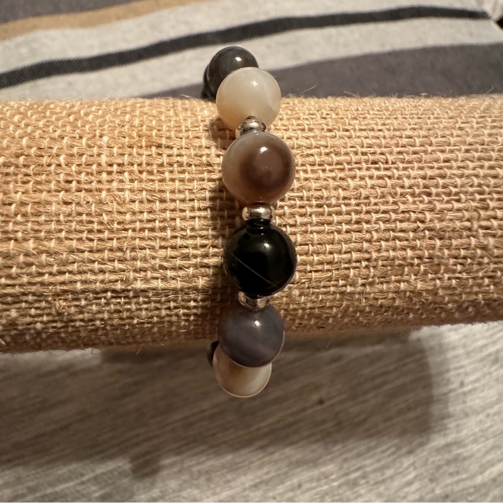 Adjustable Moon Rock Bracelet